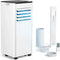 Condizionatore d'aria mobile 7000 BTU, 4-in-1, tubo di scarico, display, telecomando, kit per finestra, fino a 20 m², classe energetica A
