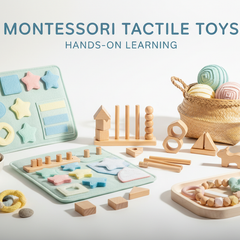 Banner Giocattoli Tattili Montessori