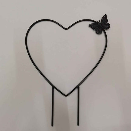 Supporto a Cuore in Ferro per Piante Rampicanti - Griglia Decorativa Giardino
