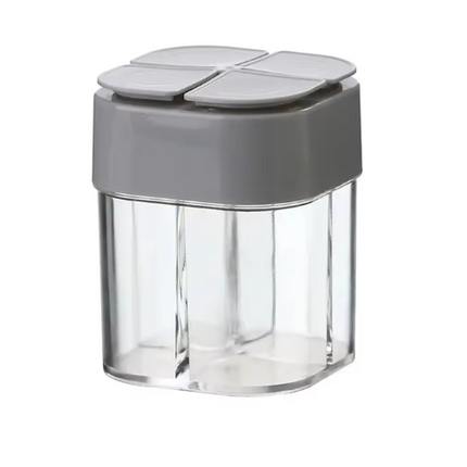 4 in 1 Camping Hike seasoning jar Outdoor cooking grill Barbecue Spice dispenser Camping supplies Cookware equipment accessories