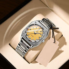 788 Silver Shell Orange Surface Steel Belt Model