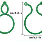 100pcs / large figure 8 buttons