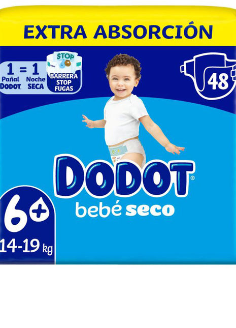 DODOT EXTRA STAGES size 6 diapers 14-20 kg 48 units