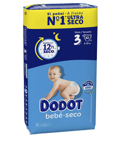 DODOT STAGES size 3 nappies 6-10 kg 62 u