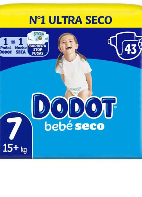 DODOT STAGES size 7 diapers 15-24 kg 43 units