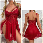Valentine's Day Sexy Lingerie Sexy Mesh See-Through Pajamas