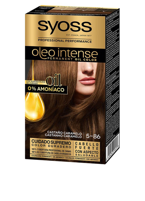 OLEO INTENSE ammonia-free hair color #5.86-caramel brown 5 pcs