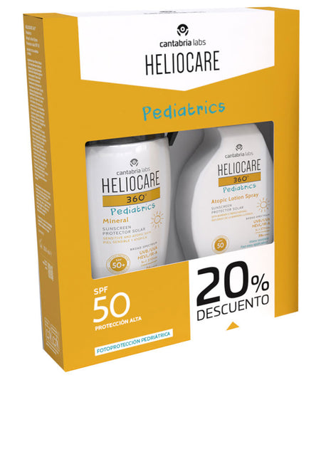 HELIOCARE 360° PEDIATRICS MINERAL SPF50+ CASE 2 pcs