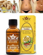 Olio Essenziale Zenzero Drenaggio Linfatico 30ml - Massaggio Anticellulite Dimagrante