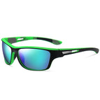 Black green frame dazzling green film / with sports lanyard