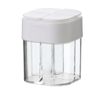 4 in 1 Camping Hike seasoning jar Outdoor cooking grill Barbecue Spice dispenser Camping supplies Cookware equipment accessories