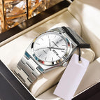 P930 Silver Shell White Surface Steel Belt