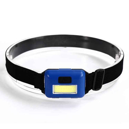 Mini COB Headlamp portable LEDHeadlamp waterproof headlamp with 3 modes of lighting outdoor camping head flashlight