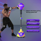 Purple gold crown-spring-boxing speed ball