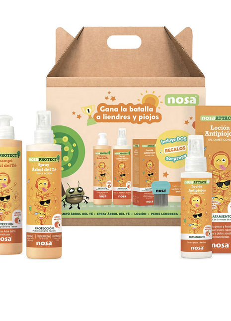 Protect Against Nits and Lice, Peach, 4 pcs