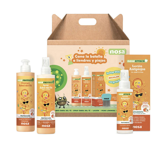 Protect Against Nits and Lice, Peach, 4 pcs