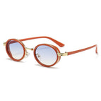 Orange Frame Gradient Blue Piece