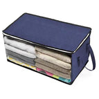 1 pack / Navy blue-front PVC transparent window