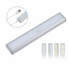 Luce LED Sensore Movimento 20 LED Ricaricabile - Barra Luminosa per Interni