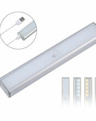 Luce LED Sensore Movimento 20 LED Ricaricabile - Barra Luminosa per Interni