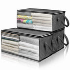 3 packs / Dark gray-front PVC transparent window