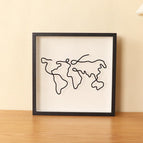 15*15cm / Black frame (map version)