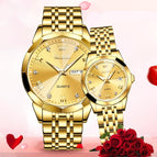 A pair of all gold lovers