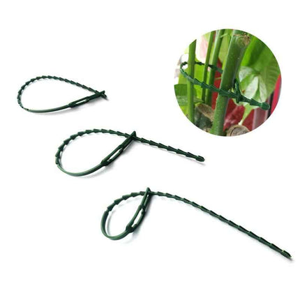 Fascette Nylon Regolabili Riutilizzabili per Piante - Set Organizer Giardino
