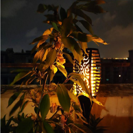 Luce Solare Giardino LED 33 LED Effetto Fiamma - Torcia Solare Impermeabile