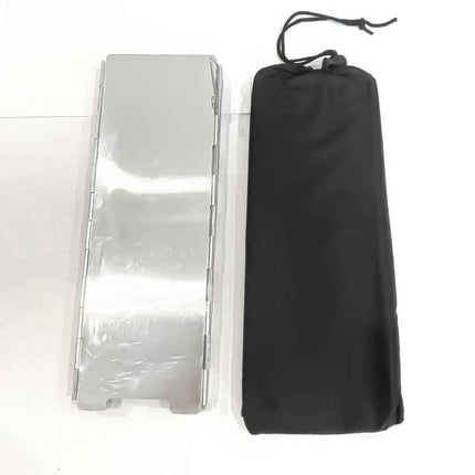 10-plate collapsible gas stove wind shield Outdoor camping cooking stove wind shield Aluminum alloy stove wind shield