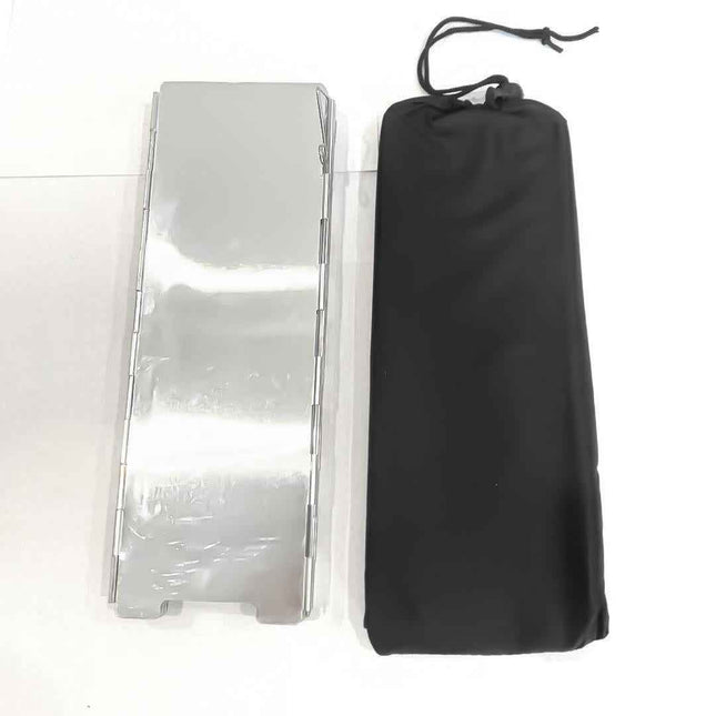 10-plate collapsible gas stove wind shield Outdoor camping cooking stove wind shield Aluminum alloy stove wind shield