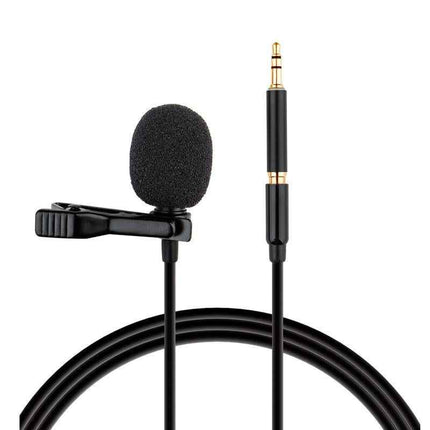 Lapel microphone Interview microphone Lapel condenser microphone Mobile phone mini recording lapel microphone
