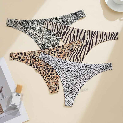 FFOrder Sexy Leopard Print Breathable Seamless Briefs