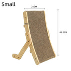 Small cat scratching board