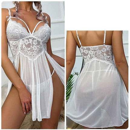 Valentine's Day Sexy Lingerie Sexy Mesh See-Through Pajamas
