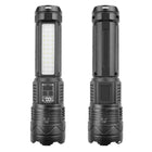 30W white laser super bright flashlight ABS lightweight focusing long range emergency red and blue flashlight