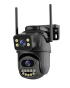 FFOrder 8Mp Dual Lens Wifi Wired Power Security Cameras Outdoor Waterproof - OrizonShop