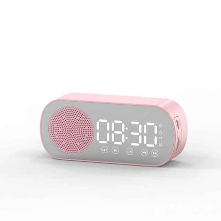 Wireless Bluetooth speaker, multi-function loud subwoofer clock, mini AI smart alarm clock speaker