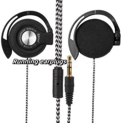 3.5mm wired earbuds HIFI Heavy bass earbuds Earmuff adjustable earbuds Music earbuds