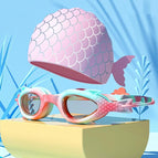 Pink Goggles-Silicone Cap