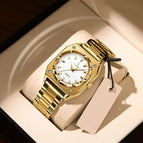 788 Gold Shell White Steel Belt Model