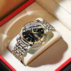 Gold Black Surface Steel Belt