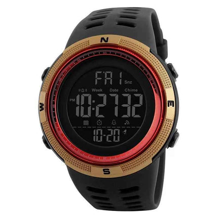 Men's Watch Men's Sport Digital Watch Large dial Luminous waterproof alarm clock Multi-functional military electronic watch