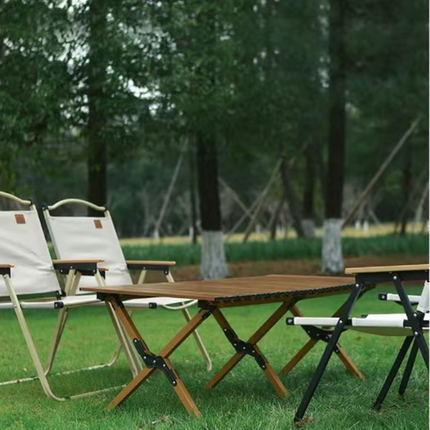 Outdoor folding table Aluminum alloy egg roll table Portable camping table picnic table Camping supplies equipment