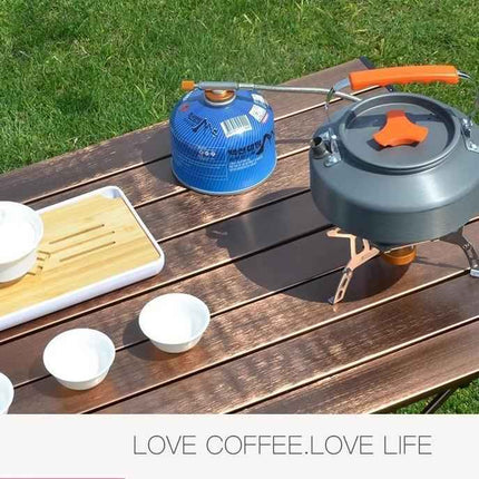 Outdoor kettle for making tea camping pot cooking stove outdoor open fire cooking water camping teapot supplies