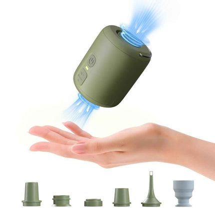 Outdoor multi-functional portable electric mini with lighting with light lithium air cushion wireless pump