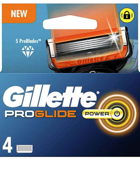 GILLETTE FUSION PROGLIDE POWER charger 4 refills