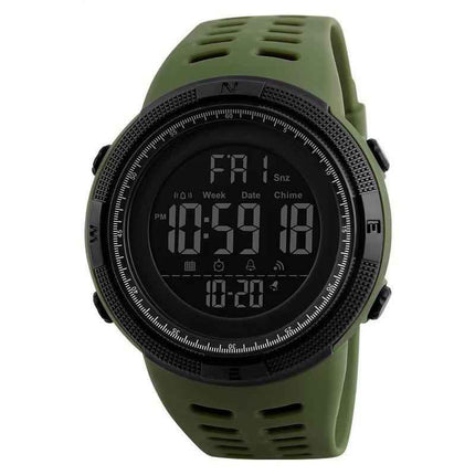 Men's Watch Men's Sport Digital Watch Large dial Luminous waterproof alarm clock Multi-functional military electronic watch
