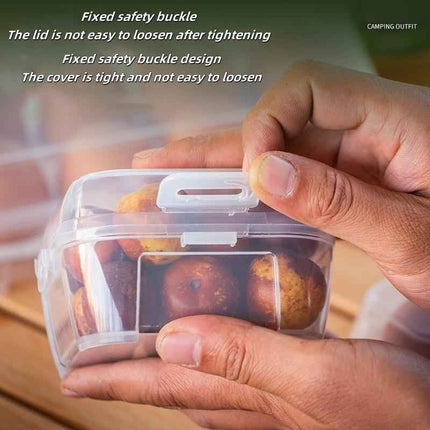 3/4/8 Mesh Transparent portable egg carton Shock-proof camping picnic egg storage box Refrigerator camping egg container