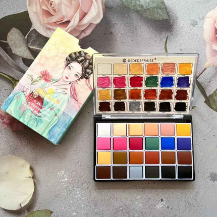 Set Acquerelli 24 Tonalità Skin Tone - Colori per Ritratti e Illustrazioni